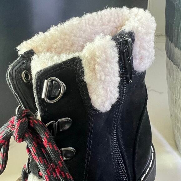 Madden Girl Kymber Black Faux Suede Boots in Black - Picture 9 of 12